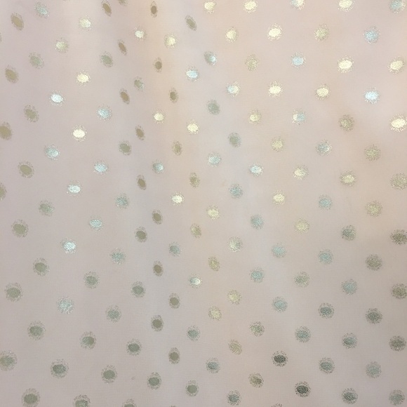 Blush top with gold. Size M. - Picture 2 of 6